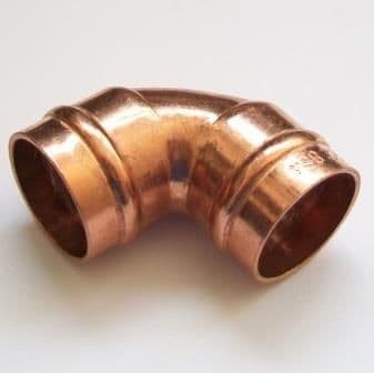 Copper Solder Ring 35mm 90˚ Elbow - 28123500