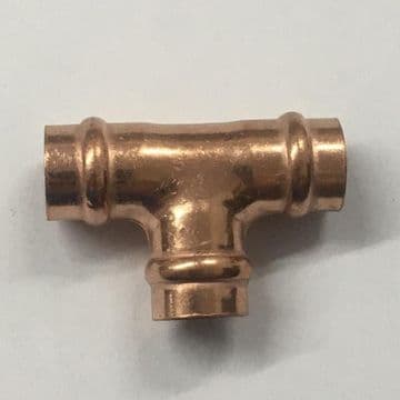 Copper Solder Ring Microbore 10mm Equal Tee - 28241000