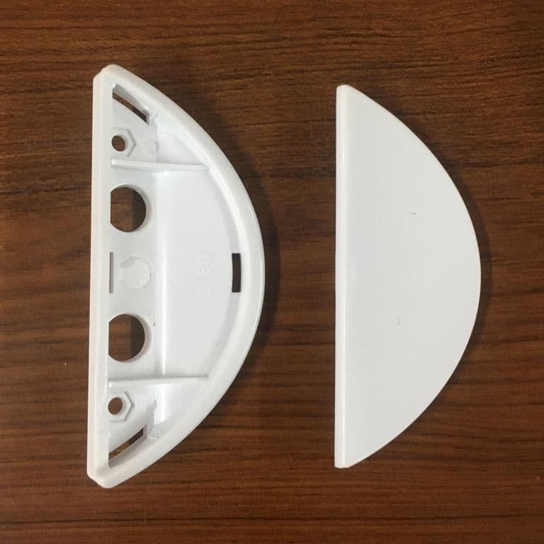 Coram Bonus White Plastic Shower Door Handle Single Plumbers Mate Ltd