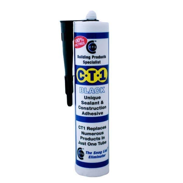 CT1 Sealant and Adhesive Black 54002000 Plumbers Mate Ltd