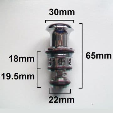 Deva Bath Shower Mixer Tap Pull Knob Diverter - 07000906
