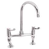 Deva Cranked Bridge Lever Kitchen Sink Mixer - 58000042