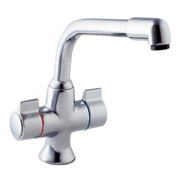 Deva Sauris Chrome Monobloc Kitchen Sink Mixer Tap - 58SIG003