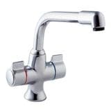 Deva Sauris Chrome Monobloc Kitchen Sink Mixer Tap - 58SIG003