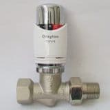 Drayton TRV4 Thermostatic Straight Barrel Radiator Valve - 07001459