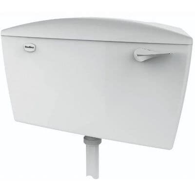 Dudley Elite Plastic White Cistern - Bottom Entry
