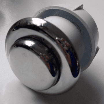 Dudley Royal 37mm Single Flush Pneumatic Push Button - 08001372