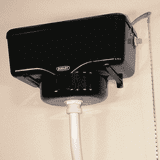 Dudley Well Bottom Tri-well High Level Toilet Cistern Black - 06022040