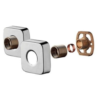 Easy Fit Square Bar Shower Mixer Wall Mounting Kit - 58000090