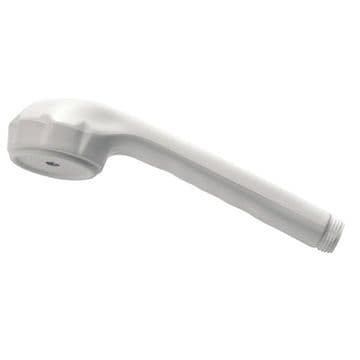Economy White Plastic Shower Head Handset - 50800001