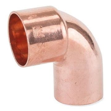 End Feed Copper Street Elbow 15mm - 2612150S