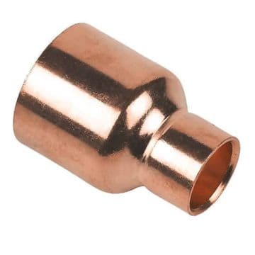 End Feed Socket Reducer 15mm Fitting x 8mm Pipe - 26061508