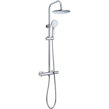 ES Round Thermostatic Overhead Bar Shower Kit - 50000031