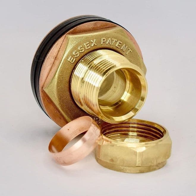 Essex Hot Water Cylinder / Tank Flange 22mm - 15001140