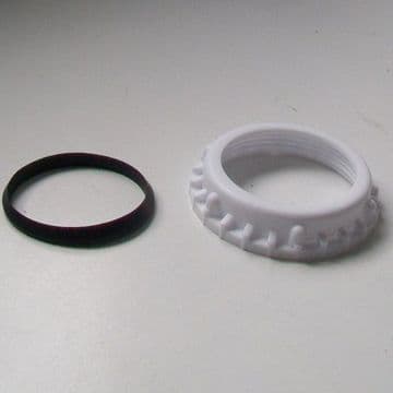 European 2 inch Flush Valve Flush Pipe Nut & Seal - 08000369/002