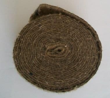 Felt wrap pipe insulation