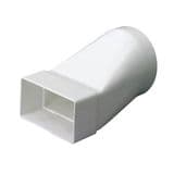 Flat Channel to Flexible Round Ducting Ventilation Adapter - 70005060