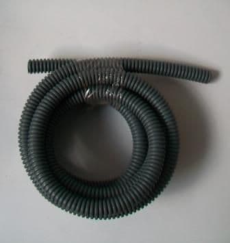 Flexible 16mm Trunking / Corrugated Grey Tube 2.5 Meter