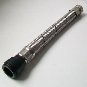 Flexible Bath Hose 3/4 x 22mm Large Bore Push Fit 300mm - 54000017