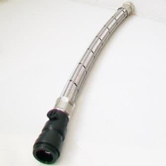 Flexible Bath Tap Connector 22mm Isolation Valve 500mm - 54000565