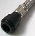 Flexible Bath Tap Connector 3/4 x 15mm Pipe Pushfit