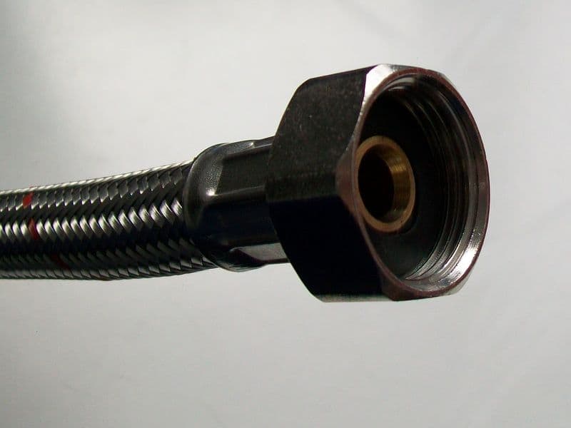 Flexible Bath Tap Connector 3/4 x 22mm Push Fit 300mm 54000573