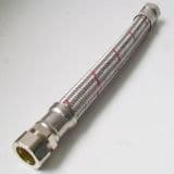 Flexible Bath Tap Connector Large Bore 22mm x 3/4 300mm - 54000570