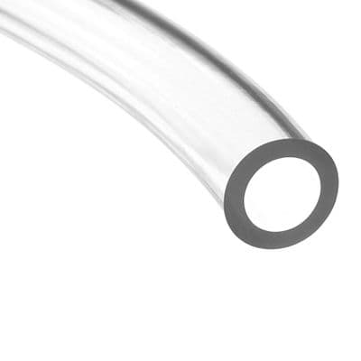 Flexible Clear PVC Hose 9.5mm x 6.5mm - Per Meter - 54000580