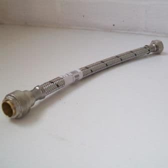 Flexible Hose 1/2" x 15mm Metal Push Fit 300mm - 54000007