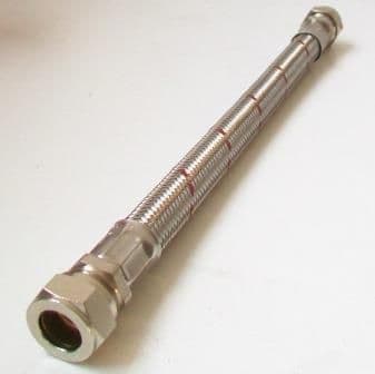 Flexible Hose 15mm Pipe to Pipe Compression 300mm - 54000560
