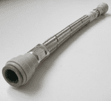 Flexible Hose Connector 15mm Push Fit to Push Fit 300mm - 54000543