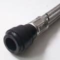 Flexible Hose Connector 15mm Push Fit to Push Fit 400mm