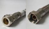 Flexible Hose Tap Connector 1/2 x 15mm Compression 600mm - 54000539