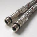 Flexible Monobloc Connector Push Fit Tap Tails M10 - M12 300mm