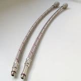 Flexible Monobloc Tap Connectors Push Fit M10 - M12 500mm 