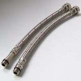 Flexible Monobloc Tap Tails 15mm Compression M10 or M12 300mm