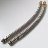 Flexible Monobloc Tap Tails with 15mm Spigot M10 - M12 300mm