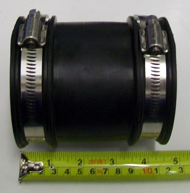 Flexible Rubber Downpipe Connector 60mm - 75mm - 54000380