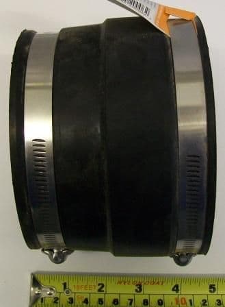 Flexible Rubber Soil Pipe Connector 100-115mm x 110-125mm