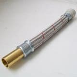 Flexible Shower Pump Hose Large Bore Male x 22mm Push fit - 54000537