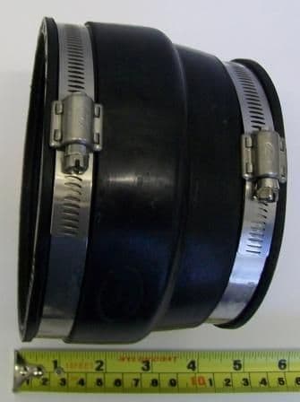 Flexible Soil Pipe Connector 110-122mm x 121-137mm