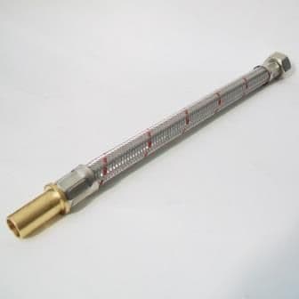 Flexible Tap / Toilet Hose Connector 1/2 in Nut x 15mm Spigot - 54000001