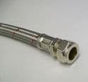 Flexible Toilet Inlet Connector 15mm Compression 500mm - 54000578