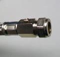 Flexible Toilet Inlet Connector 15mm Isolating Valve 500mm - 54000584