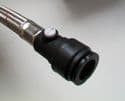 Flexible Toilet Inlet Connector with 15mm Push Fit Isolating Valve