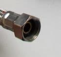 Flexible Toilet Inlet Connector with 15mm Push Fit Isolating Valve