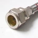 Flexible Toilet Inlet Hose 3/8 to 15mm 300mm - 54000551