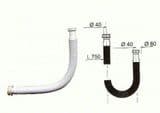 Flush Pipe - Universal Flexible Fitting - 08000703
