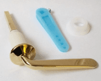 Front Gold Effect Cistern Levers