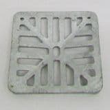 Galvanized Iron 6 inch - 152mm Square Drain Gully Grid - 45000121